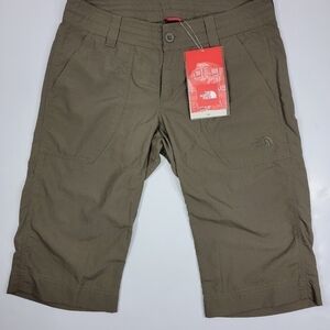 NEW The North Face Horizon Noble Capri Pant Women's Size 6 Weimaraner Brown NWT